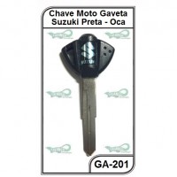 Chave Moto Gaveta Suzuki Oca - GA-201